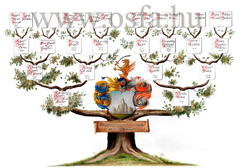 Rókusfalvy Gábor családfája